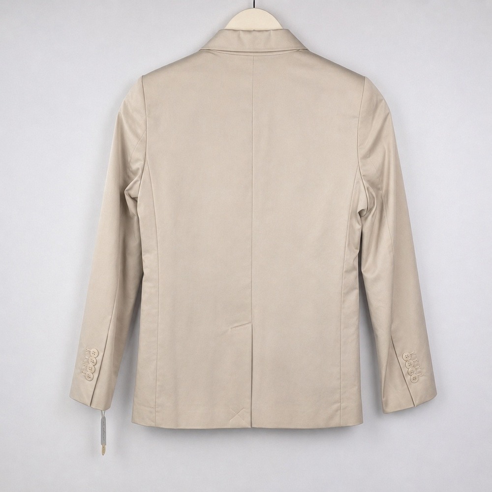 Cat & Jack Boys Khaki Suit Jacket Blazer Size 16 Beige Two-Button Formal Wedding - Picture 2 of 6